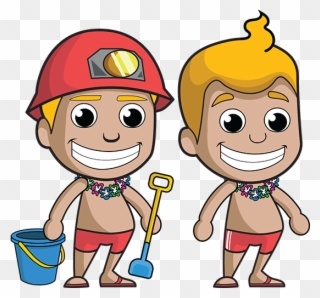 Here Are The Two Miners That I Designed For The Sample - Animation Clipart