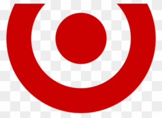 Red And White Logo Target Clipart