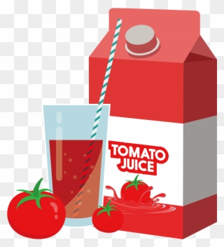 Bagel Clipart Juice - Tomato Juice Clipart - Png Download