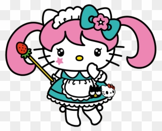 Cute Hellokitty Cosplay Sanrio Lolita Ribbon Xo Colorfu - Hello Kitty Clipart