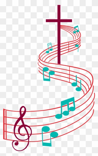 There's This Common Theme With God He Doesn't Always - Music Notes And Cross Clipart