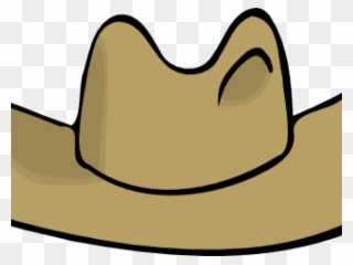 Hat Clipart Farmers - Cartoon Cowboy Hat Shower Curtain - Png Download