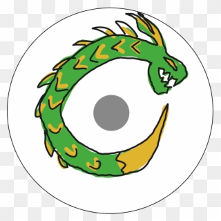 Jörmungandr, Also Known As The Midgard Serpent, Is - Cartoon Clipart