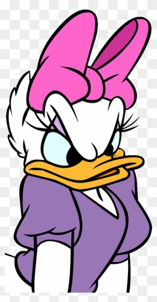 Donald Daisy Duck - Mad Daisy Duck Clipart