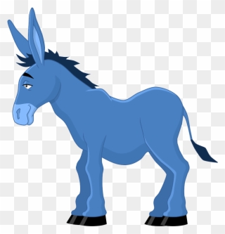 Donkey Clipart Side View - Anime Donkey Png Transparent Png