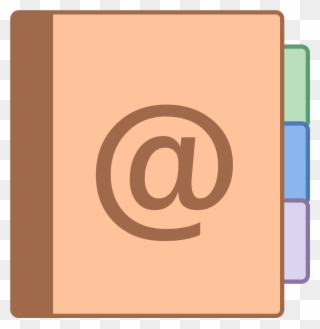 Contact Book Icon For Kids - Directorio Icono Png Clipart