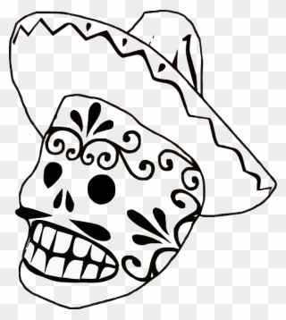 Mask, Mexican, Sombrero, Mustache, Grin - Mexican Clipart - Png Download