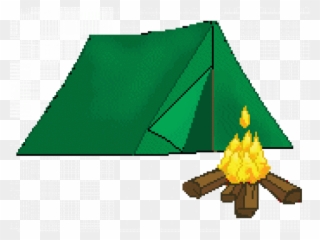 Tent Clipart Campfire - Clipart Of A Tent - Png Download