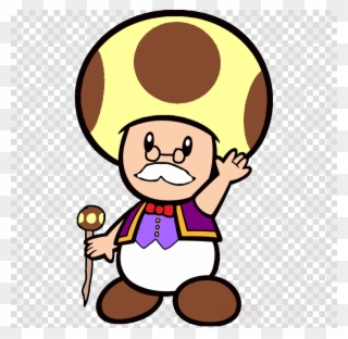 Toad Super Mario Bros - Super Mario Toad 2d Clipart