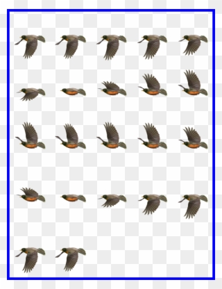 Unbelievable Robin Flying Sprites Image For Bird Cartoon - Bird Flying Sprite Sheet Clipart