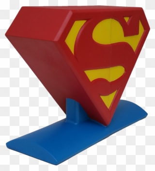 Dc Comics Superman Logo Bookends - Superman Clipart