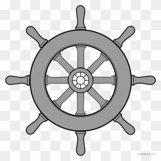 Svg Black And White Download Page Of Clipartblack Com - Boat Steering Wheel Clipart - Png Download