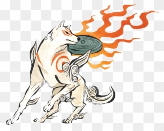 Okami Sticker - Okami Amaterasu Clipart