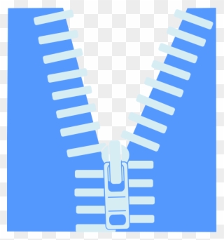 Animated Zipper Clipart - Coat With Zipper Clip Art - Png Download