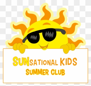 Sunsational Kids Summer Club Graphic Yellow Sun Clipart