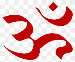 File - Aum-red - Svg - Hindu Symbols For Death Clipart