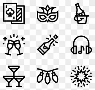 Night Party - Free Science Icons Png Clipart
