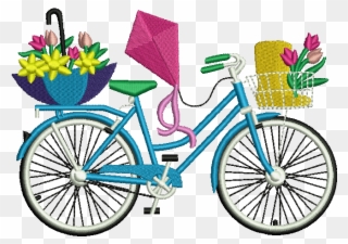 #digitize My #design - Bicycle Embroidery Clipart