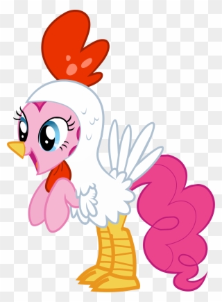 Castle Creator, Official, Pinkie Pie, Safe, Simple - Mlp Pinkie Pie As A Chicken Clipart