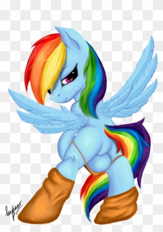 Leyanor, Clothes, Dead Source, Featureless Crotch, - Rainbow Dash In Panties Clipart