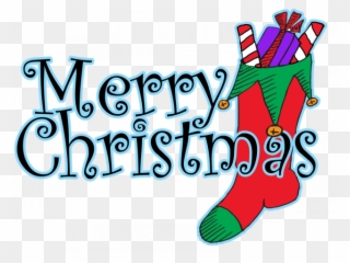 Merry Christmas And Happy New Year Free Clip Art With - Merry Christmas In Words - Png Download