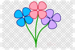 Flower Clipart Clip Art - Transparent Background Group Icon - Png Download