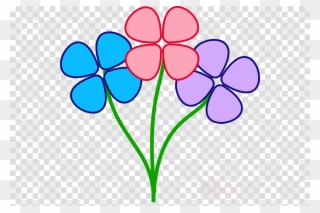 Flower Clipart Clip Art - Transparent Background Group Icon - Png Download