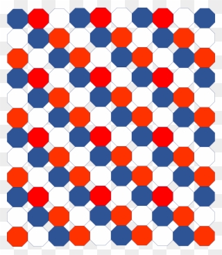 Geometric Design Red White Blue Png Image - Red White Blue Design Clipart