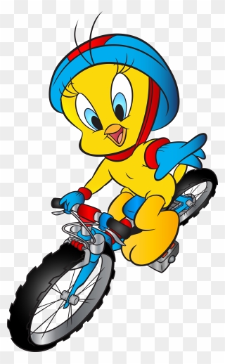 Free Png Tweety With Bicycle Png Images Transparent - Different Colors Of Tweety Bird Clipart