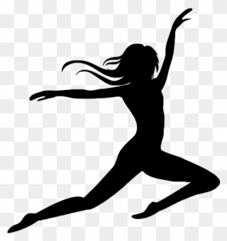 Dynamique Dance Dancer Icon - Transparent Background Dance Silhouette Icon Clipart