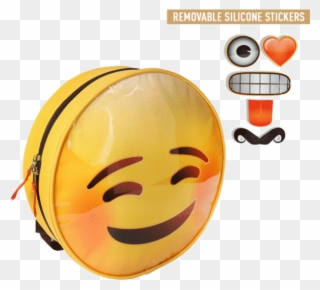 Comprar Mochila Personalizable Emoji 28cm - Backpack Clipart