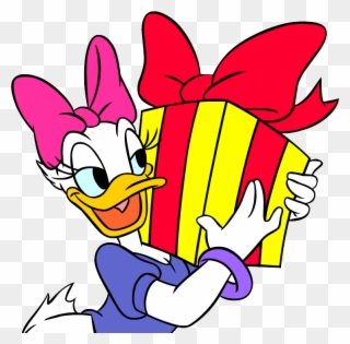 Daisy Clipart Christmas - Daisy Duck Merry Christmas - Png Download