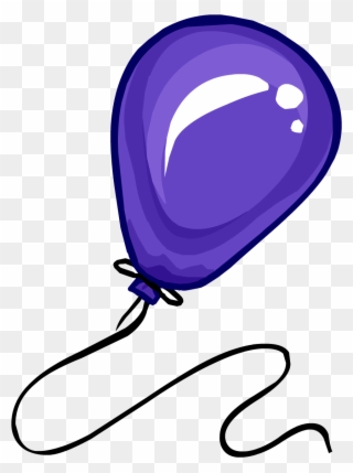 Grape Balloon - Club Penguin Balloon Clipart