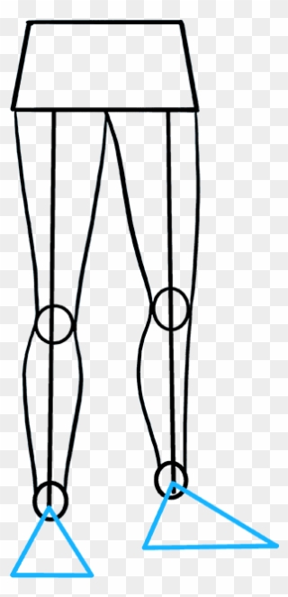 How To Draw Legs - Draw Legs Clipart