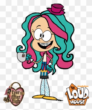 Luan Loud From “the Loud House” As Maddie Hatter From - Loud House #1: "there Will Be Chaos" Clipart