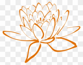 Lotus Clipart Lotus Blossom - Lotus Flower Ornament (round) - Png Download