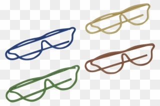 Royalty Free Clip Glasses Guardrail - Paper Clip - Png Download