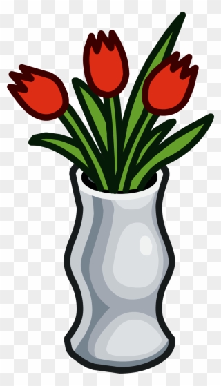 Vase Clipart Spring Flower - Flower Vase Icon Png Transparent Png