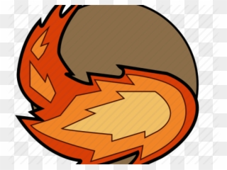 Fireball Clipart Long Fire - Transparent Fireball Icon - Png Download