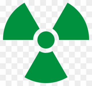 File - Radioactive Green - Svg - Radiation Symbol Green Clipart