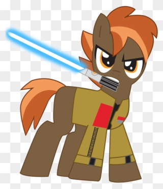 Clip Art Royalty Free Library Button Mash As Finn In - Mlp Star Wars Drawings - Png Download