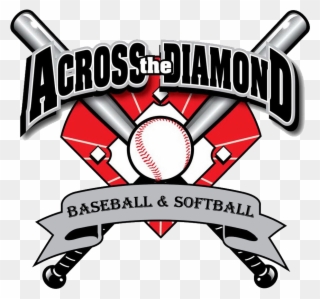 Softball Team Logo Across The Diamond Baseball - Softball Clipart