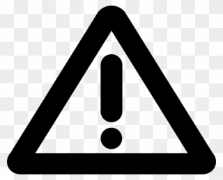 Triangular Clipart Safety Sign - Warning Icon Png Transparent Png