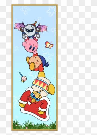 Have A Bookmark Of The Legendary Quartet, Meta Knight, - Kirby Meta Knight And King Dedede Clipart