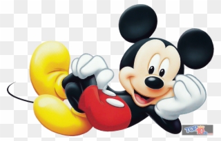 Michey Mouse, Disney Characters, Mickey Mouse Png, - Mickey Mouse Deitado Png Clipart
