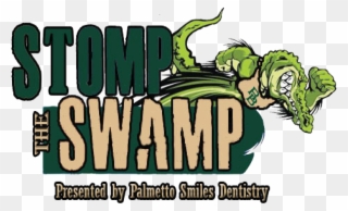 Race Participation Is Not Required To Donate - Stomp The Swamp Clipart