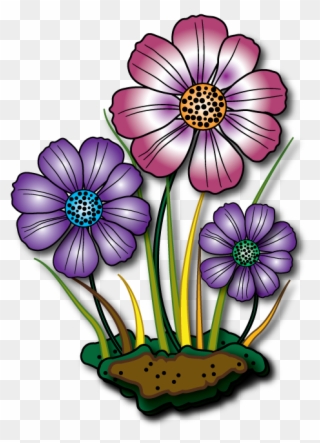 Image Du Blog Zezete2 - Flower Coloring Pages Coloring Book For Kids: Clipart