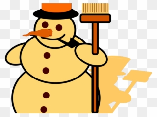 Yellow Snowman Cliparts - Clipart Snowman - Png Download