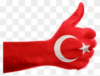 Turkey Flag Hand National Asia Png Image - Flags Of The Country Turkey Clipart
