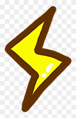 Lightning Cute Yellow Light Thunder Thunderstorm G7che - Lightning Cute Clipart